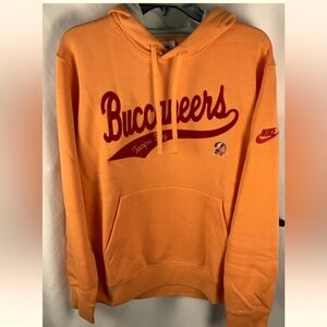 Nike Tampa Bay Throw Back Orange Creamsickle Mens Sz M NFL Drawstring Hoodie NWT